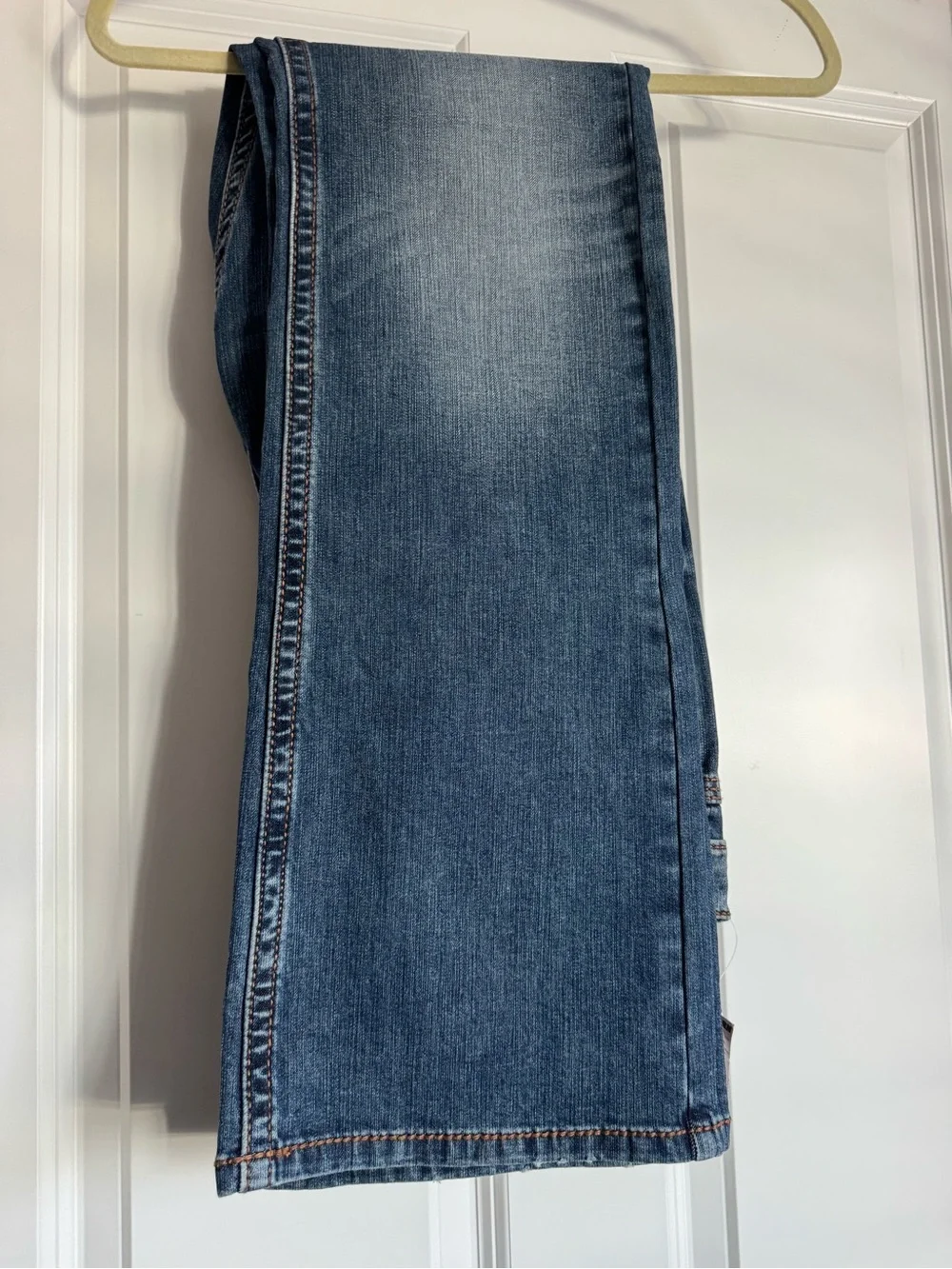 New Men’s Rank 45 33 x 32 Medium Wash Slim Bootcut Boot Barn Denim Blue Jeans